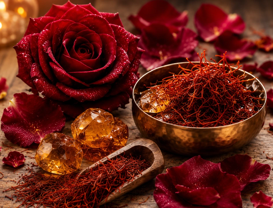 Rose Saffron Velvet